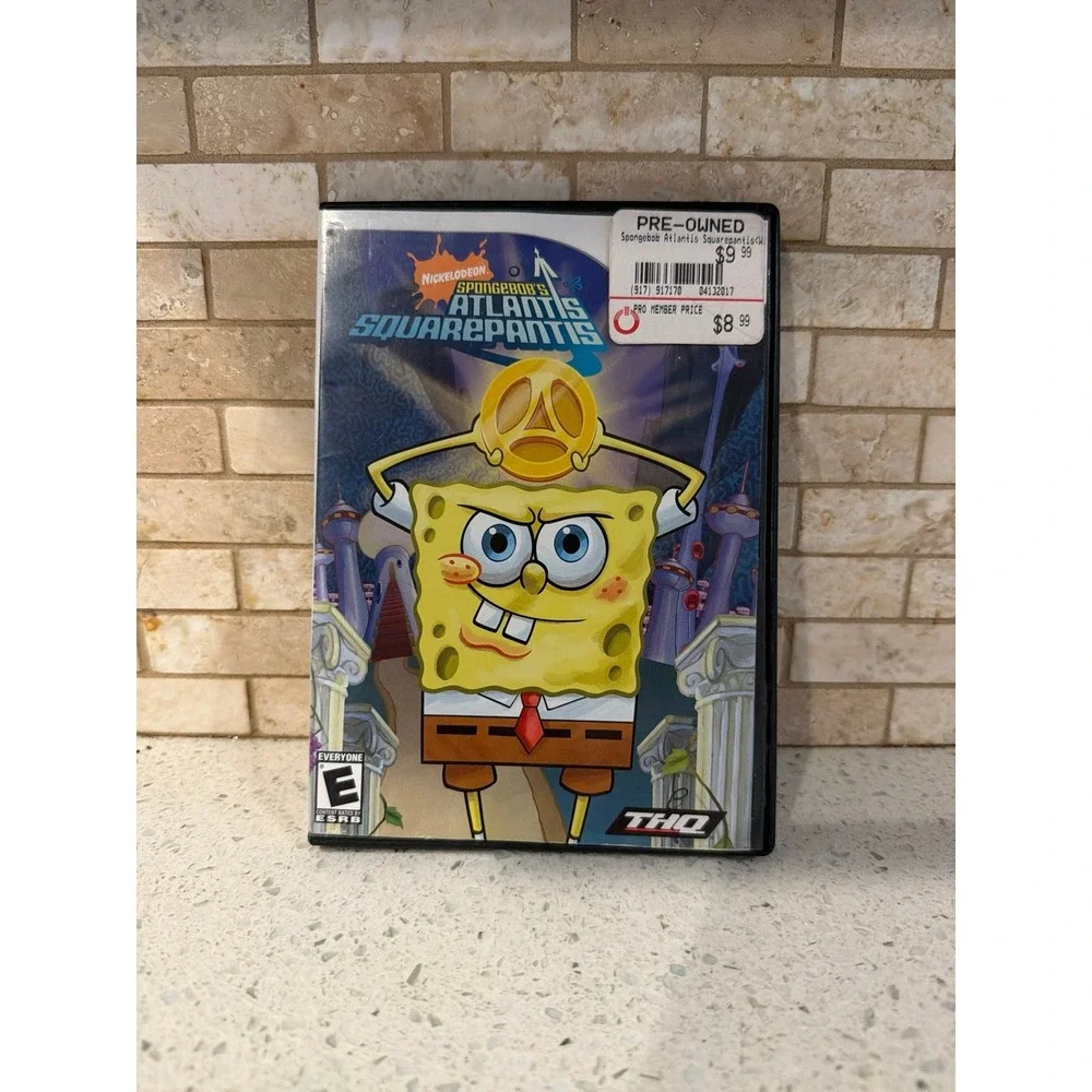 SpongeBob's Atlantis SquarePantis Nintendo Wii Tested Nickelodeon